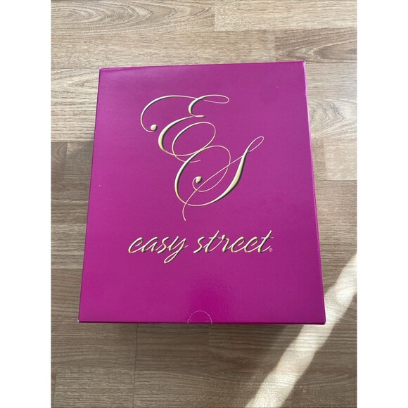 Easy Street Falcon Women's Ankle Boots Size 7.5 Red Burgundy Dress Booties - Picture 2 of 16